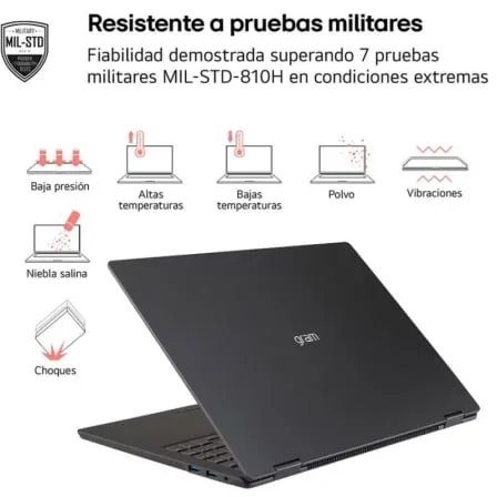 Portátil LG Gram 16" 16Z90TL Intel Core Ultra 7 32GB 512GB SSD WQXGA Windows 11 Pro Preto - Imagem 4