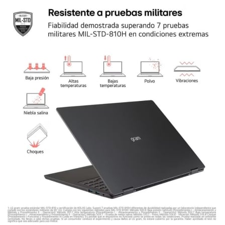Portátil LG Gram Pro 16" Intel Core Ultra 9-288V 32GB 1TB SSD WQXGA Cinzento Windows 11 - Imagem 4