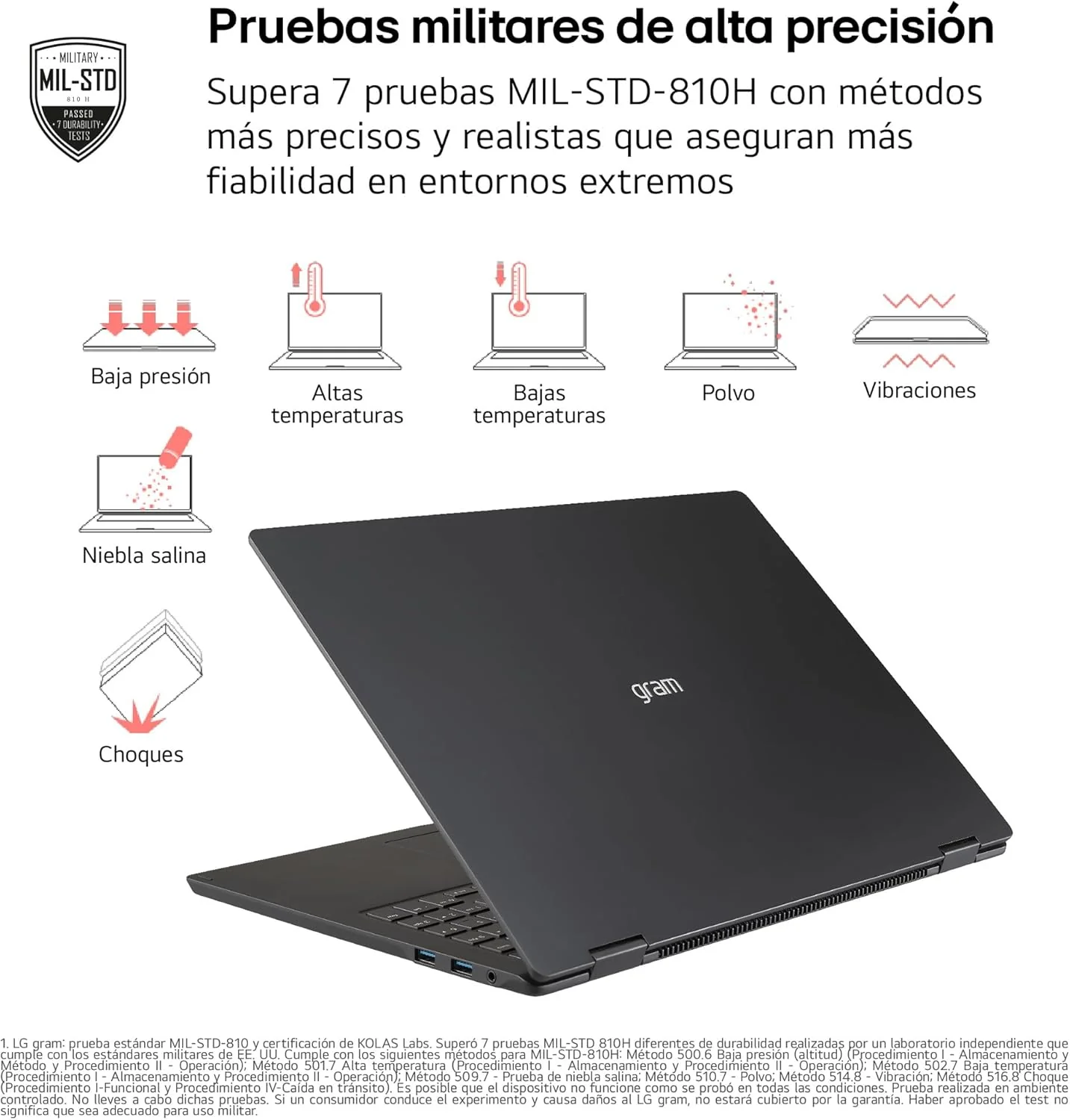 Portátil LG Gram Pro 16" Intel Core Ultra 7 32GB 512GB SSD WQXGA IPS S/SO - Imagem 4