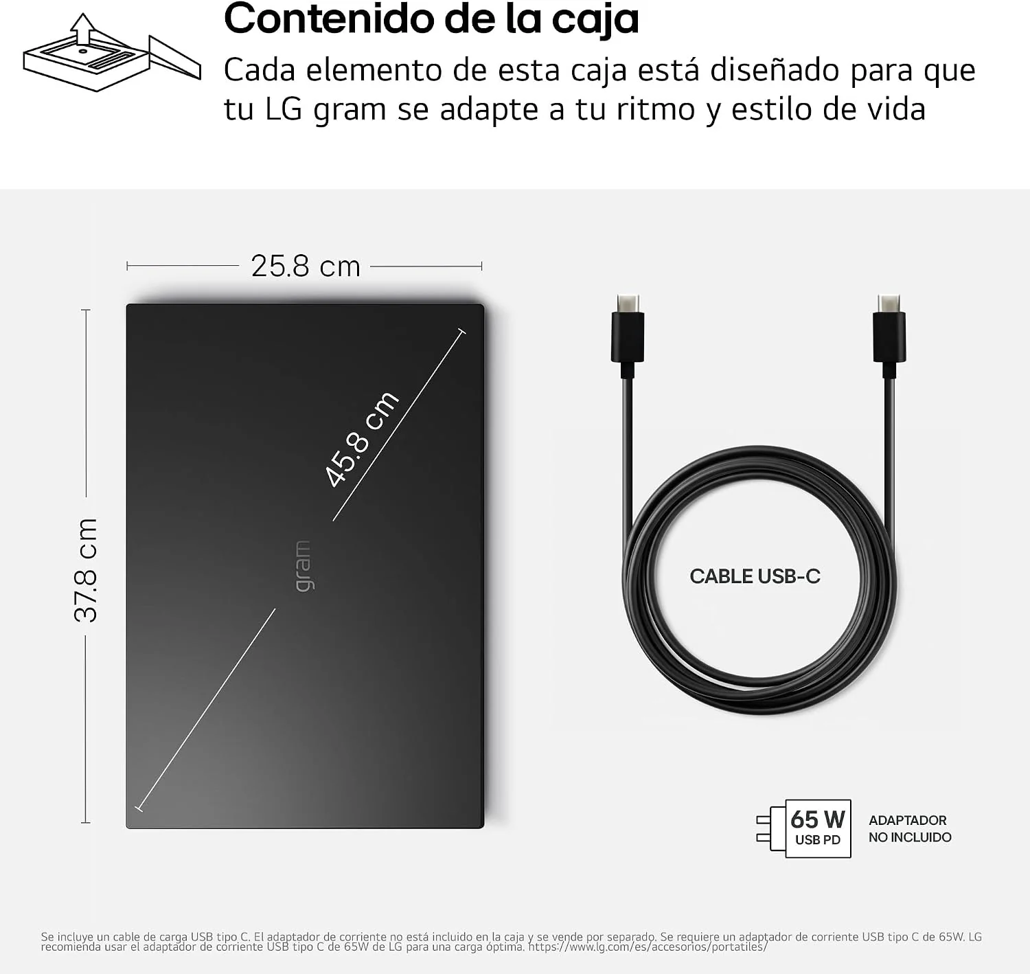 Portátil LG Gram 17ZD90TL 17" Intel Core Ultra 7 258V 32GB 512GB SSD Preto Carbono - Imagem 10