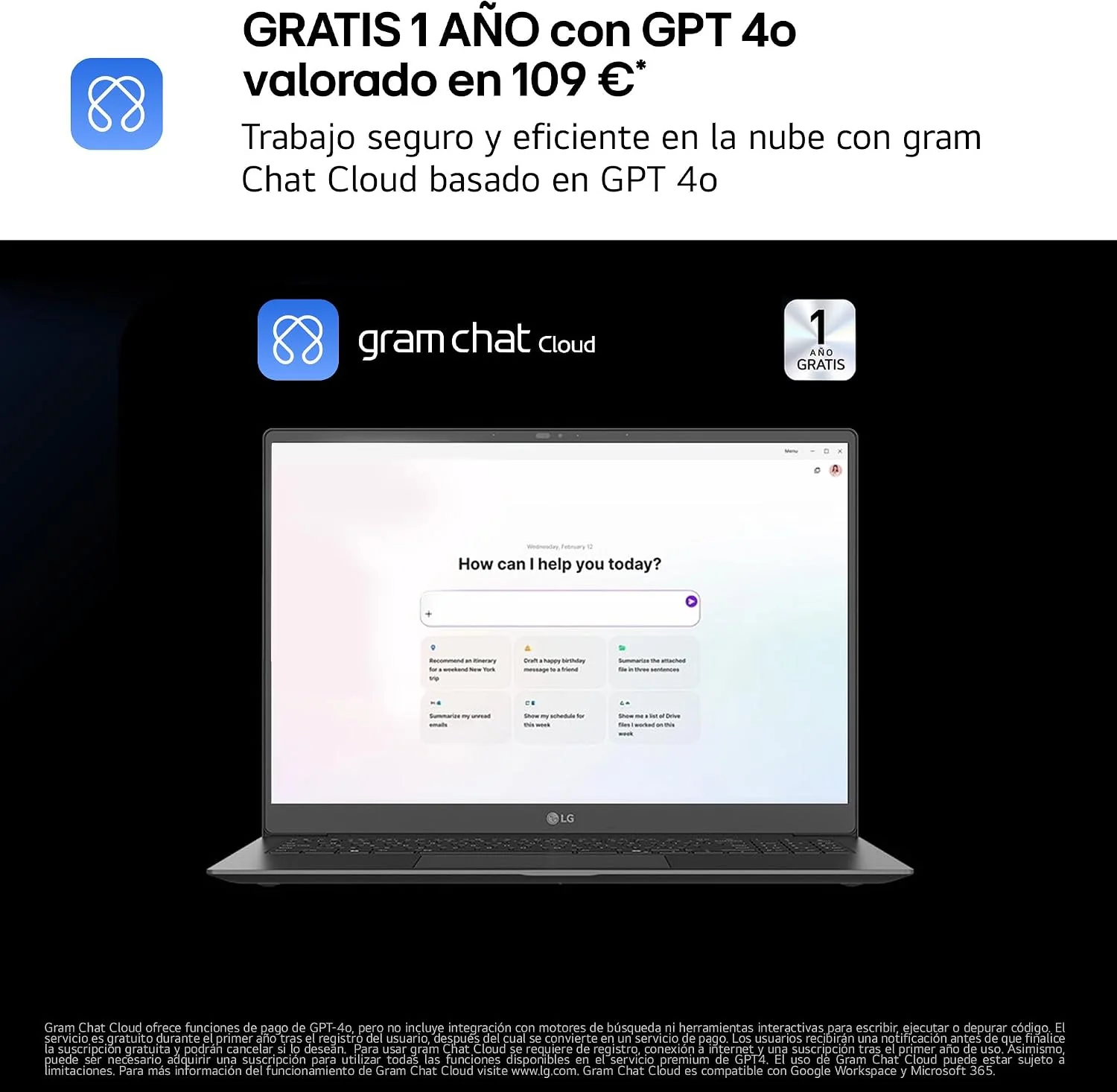Portátil LG Gram 17ZD90TL 17" Intel Core Ultra 7 258V 32GB 512GB SSD Preto Carbono - Imagem 5