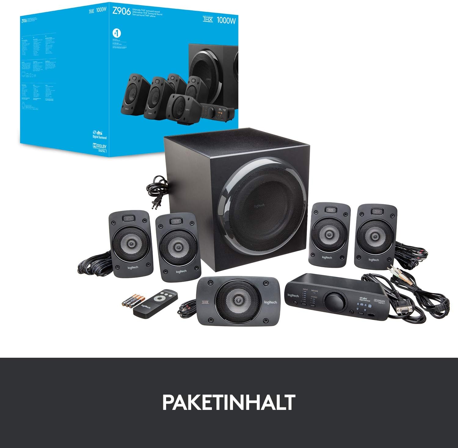 Altifalantes Logitech Z906/ 500W/ 5.1 - Imagem 11