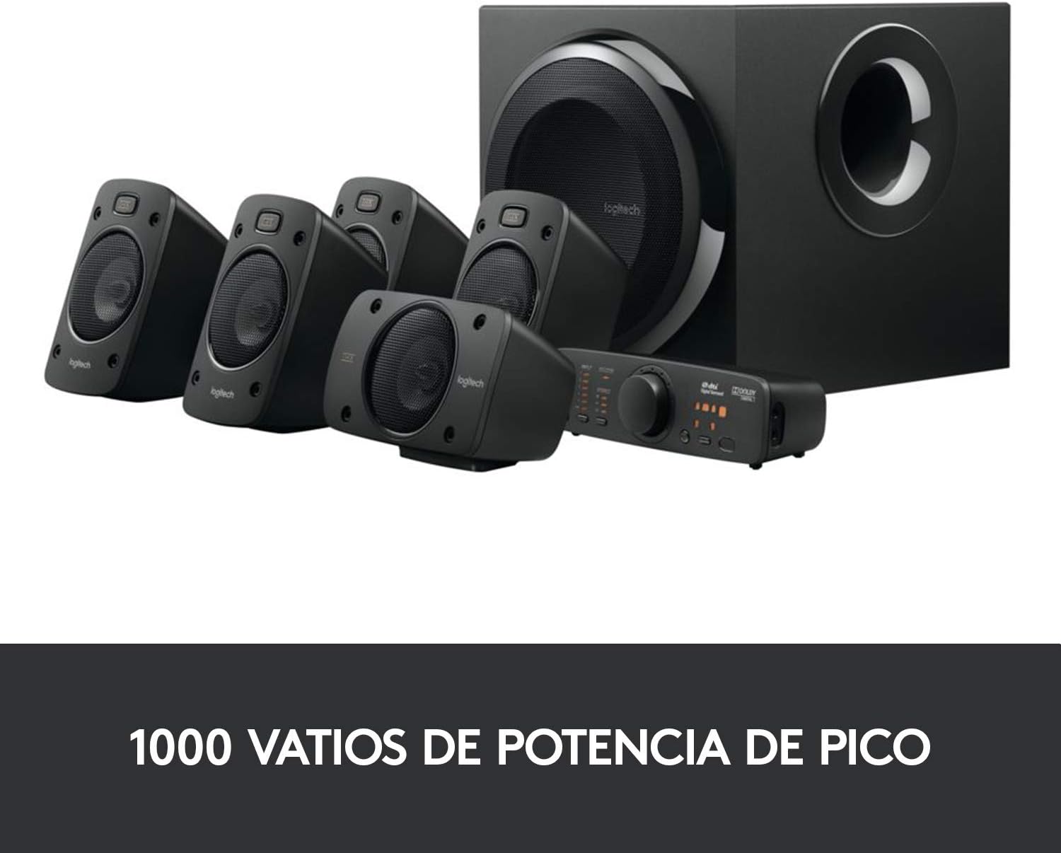 Altifalantes Logitech Z906/ 500W/ 5.1 - Imagem 3