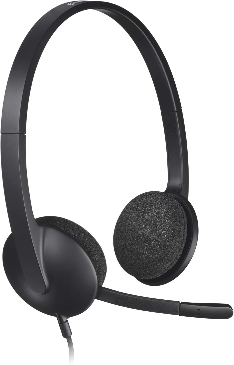 Auscultadores Logitech H340/ com Microfone/ USB/ Pretos