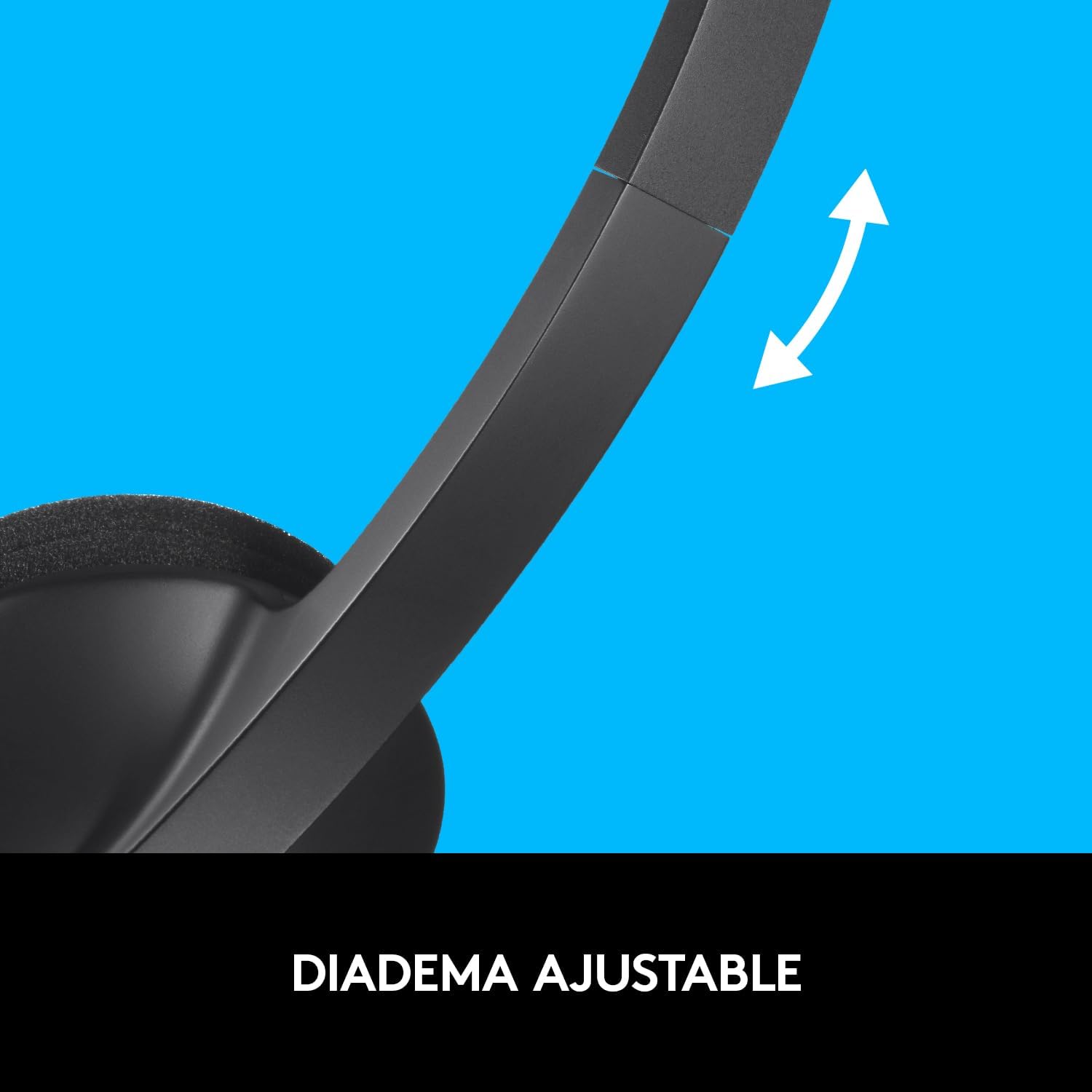Auscultadores Logitech H340/ com Microfone/ USB/ Pretos - Imagem 7