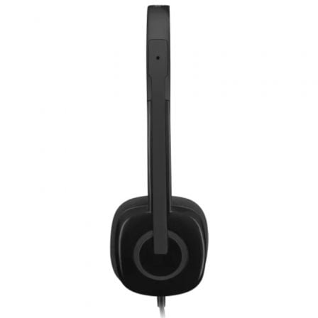 Auriculares Logitech H151/ com Microfone/ Jack 3.5/ Pretos - Imagem 3