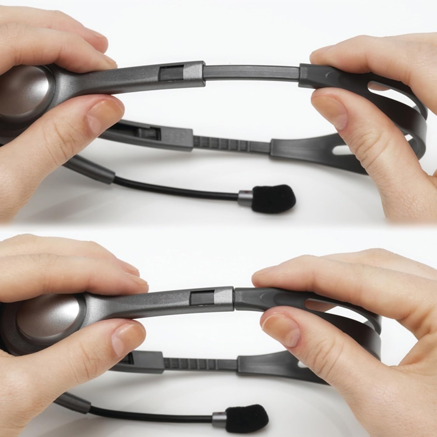 Auriculares Logitech H111/ com Microfone/ Jack 3.5/ Pretos - Imagem 4