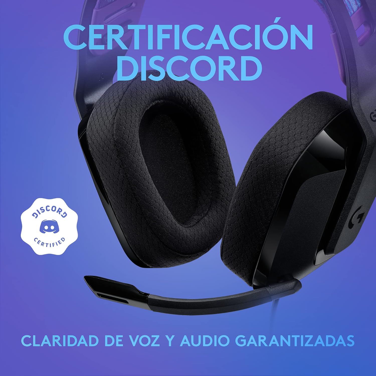 Auscultadores Gaming com Microfone Logitech G335/ Jack 3.5/ Preto - Imagem 9