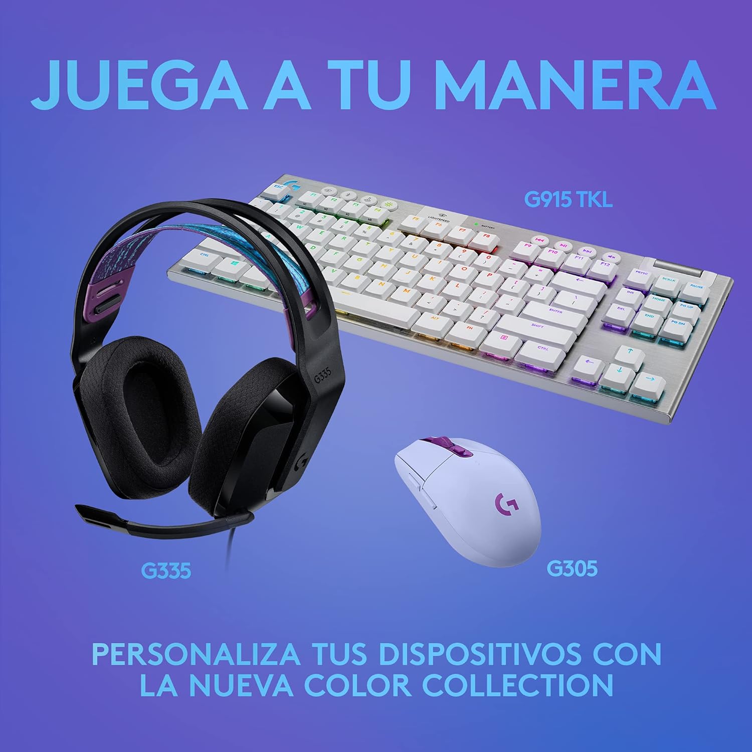 Auscultadores Gaming com Microfone Logitech G335/ Jack 3.5/ Preto - Imagem 8
