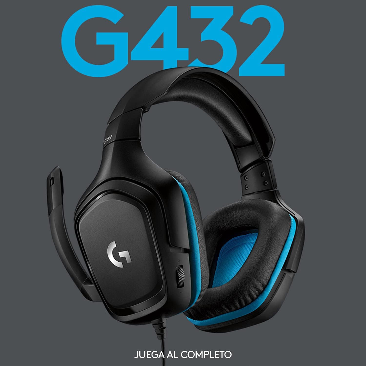 Auriculares Gaming com Microfone Logitech G432/ USB 2.0/ Jack 3.5/ Pretos - Imagem 2