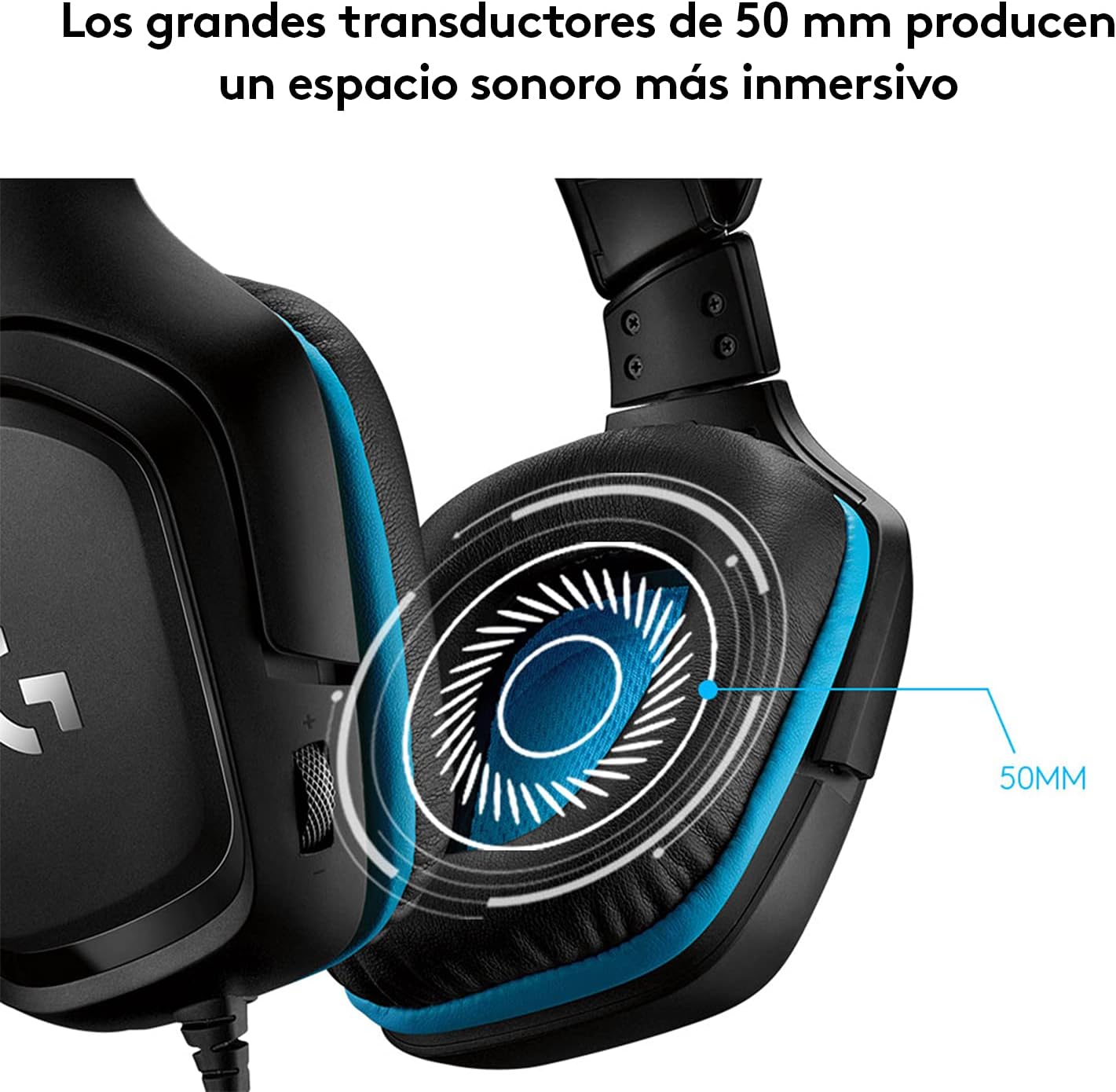 Auriculares Gaming com Microfone Logitech G432/ USB 2.0/ Jack 3.5/ Pretos - Imagem 4