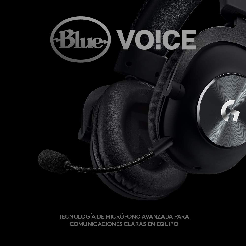 Auriculares Gaming com Microfone Logitech G Pro X/ Jack 3.5/ USB/ Pretos - Imagem 2