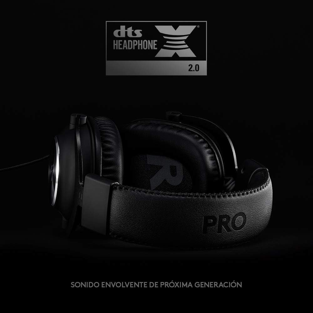 Auriculares Gaming com Microfone Logitech G Pro X/ Jack 3.5/ USB/ Pretos - Imagem 3