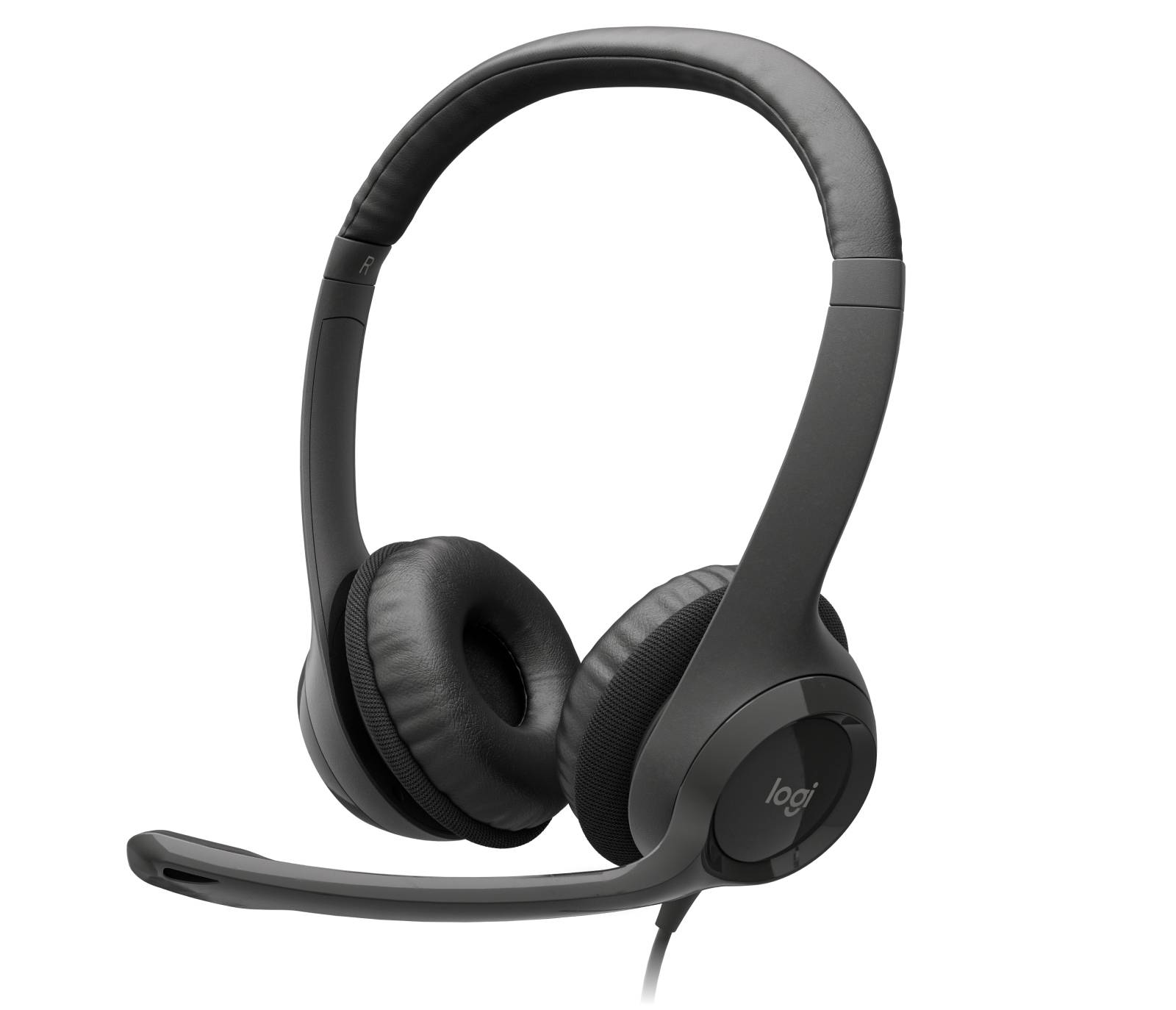 Auscultadores Logitech H390/ com Microfone/ USB/ Pretos - Imagem 5