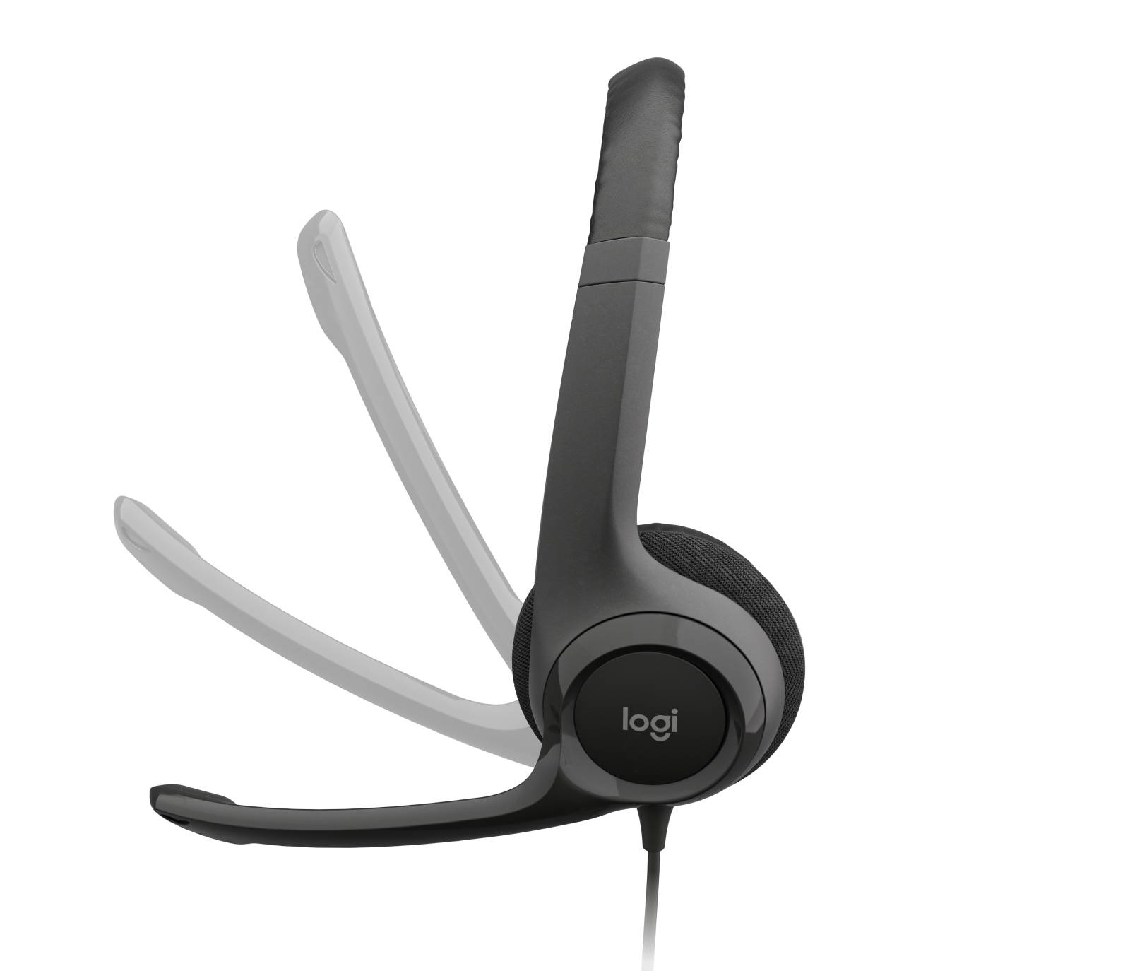 Auscultadores Logitech H390/ com Microfone/ USB/ Pretos - Imagem 7
