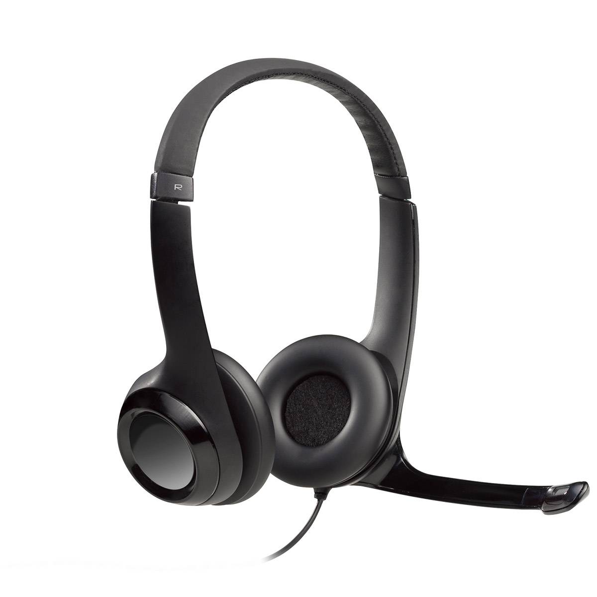 Auscultadores Logitech H390/ com Microfone/ USB/ Pretos
