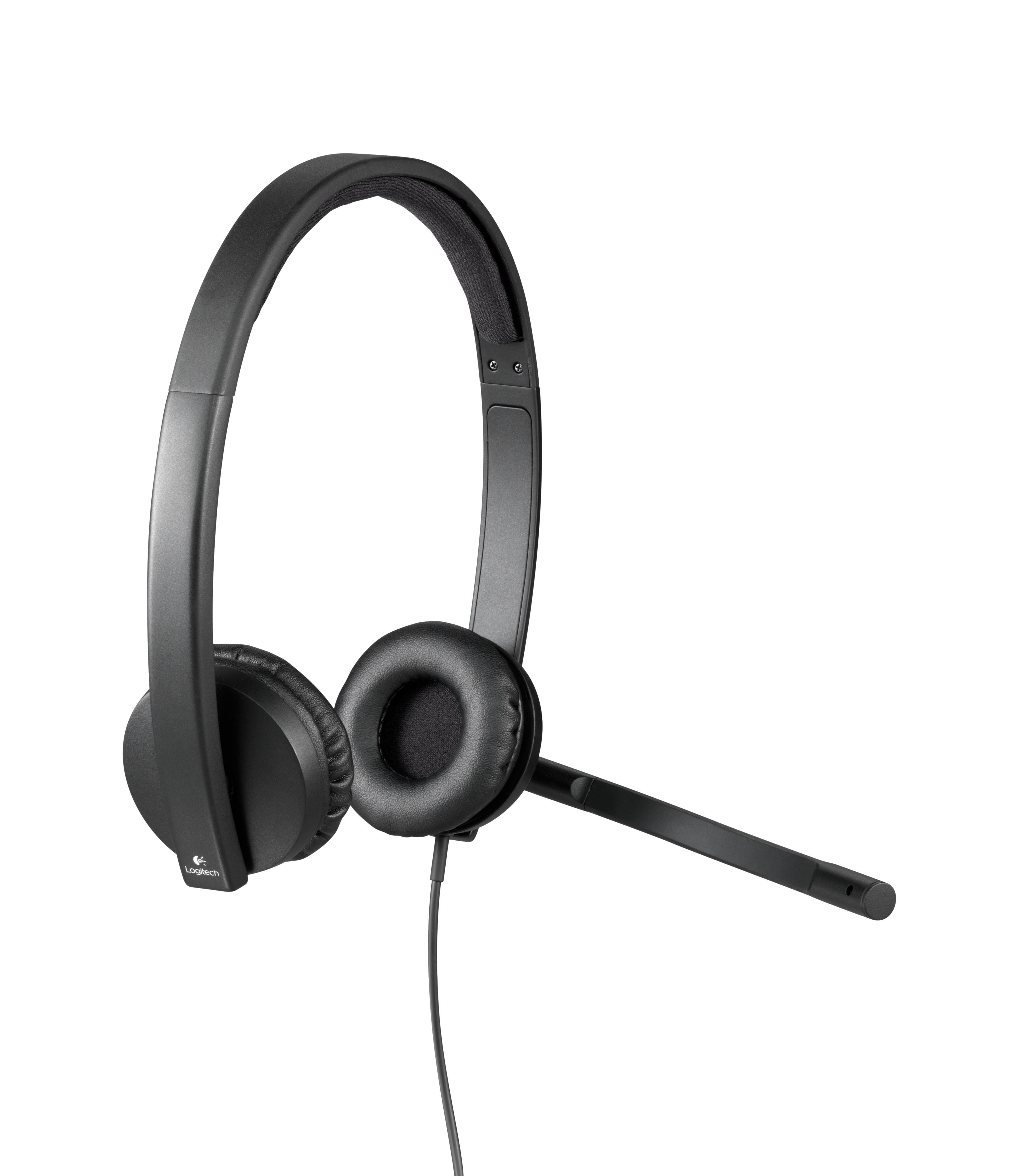 Auscultadores Logitech H570E/ com Microfone/ USB/ Pretos - Imagem 7