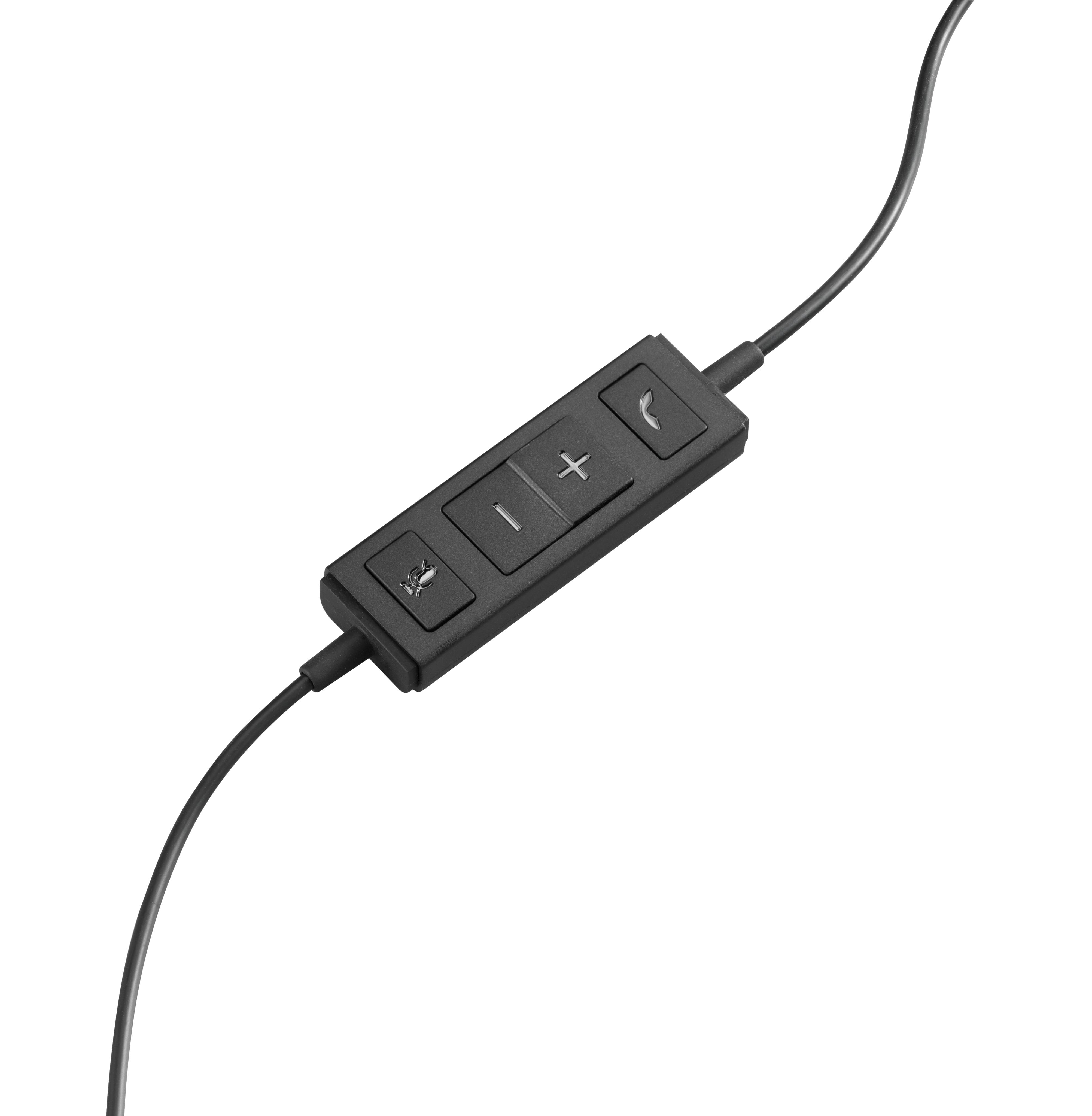 Auscultadores Logitech H570E/ com Microfone/ USB/ Pretos - Imagem 8