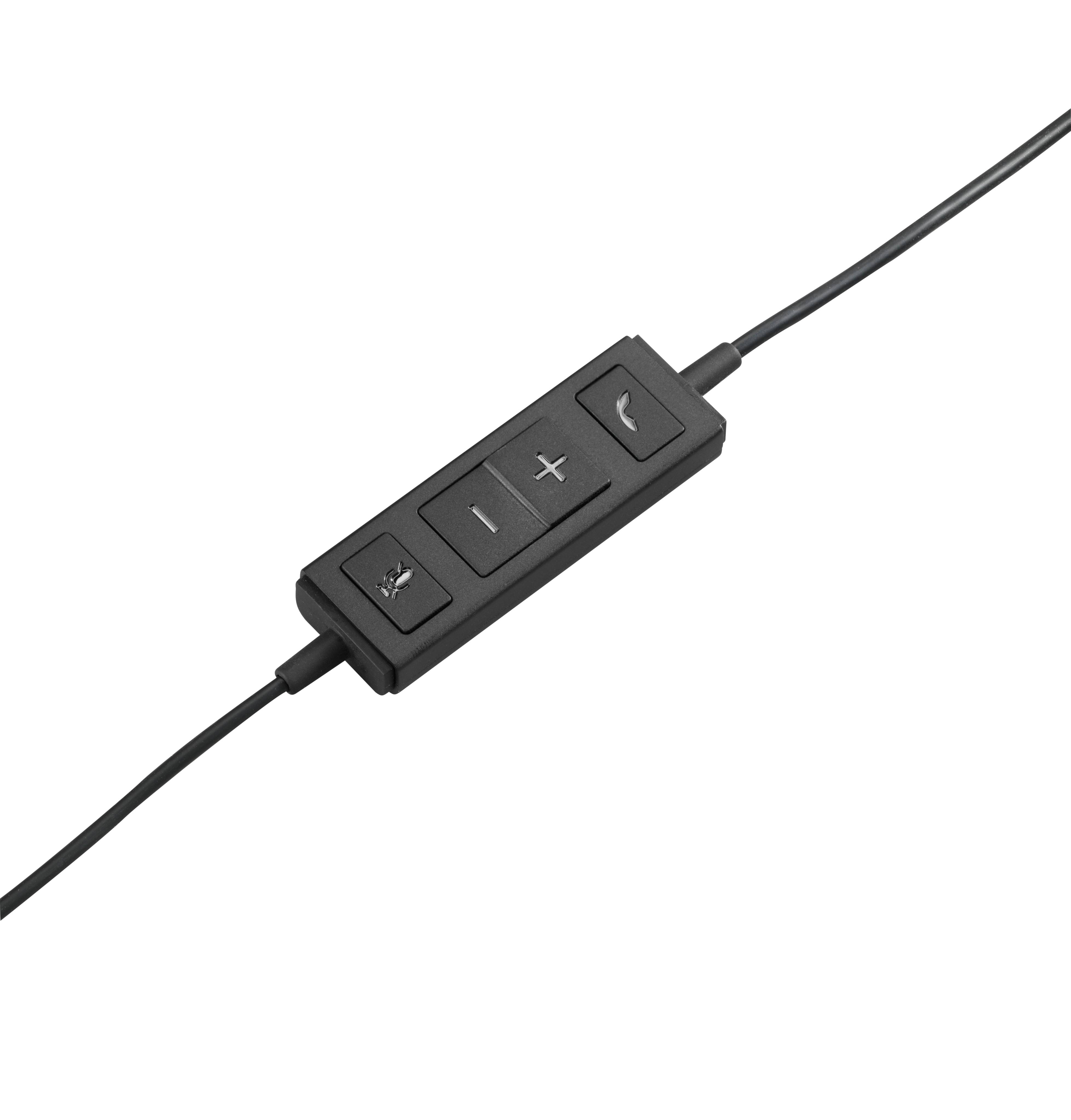 Auscultadores Logitech H570E/ com Microfone/ USB/ Pretos - Imagem 9
