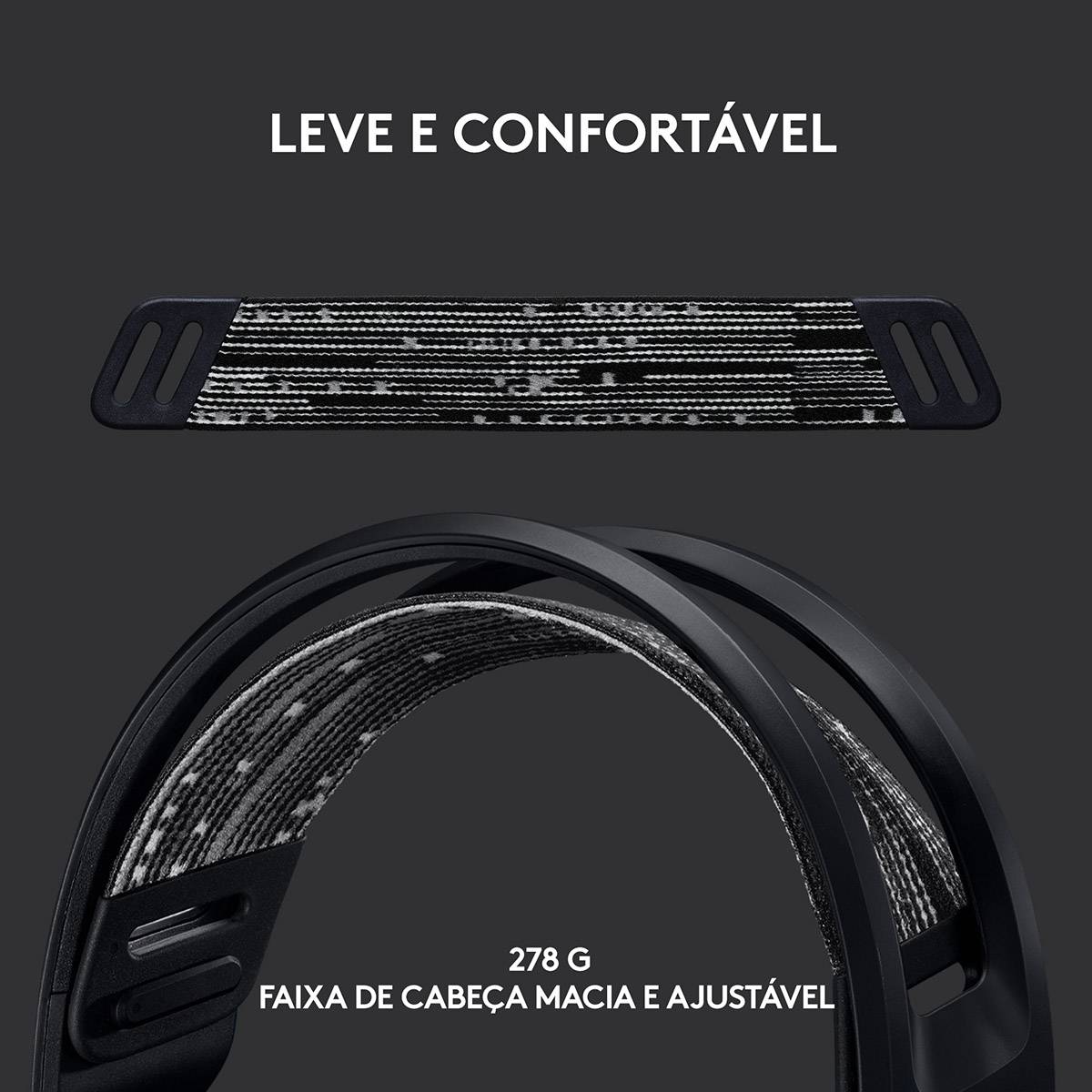 Auscultadores Gaming Sem Fios com Microfone Logitech G733/ Preto - Imagem 3