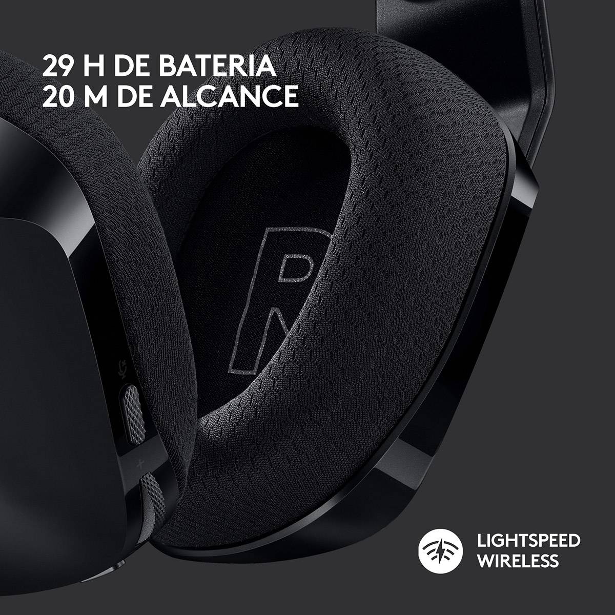 Auscultadores Gaming Sem Fios com Microfone Logitech G733/ Preto - Imagem 4