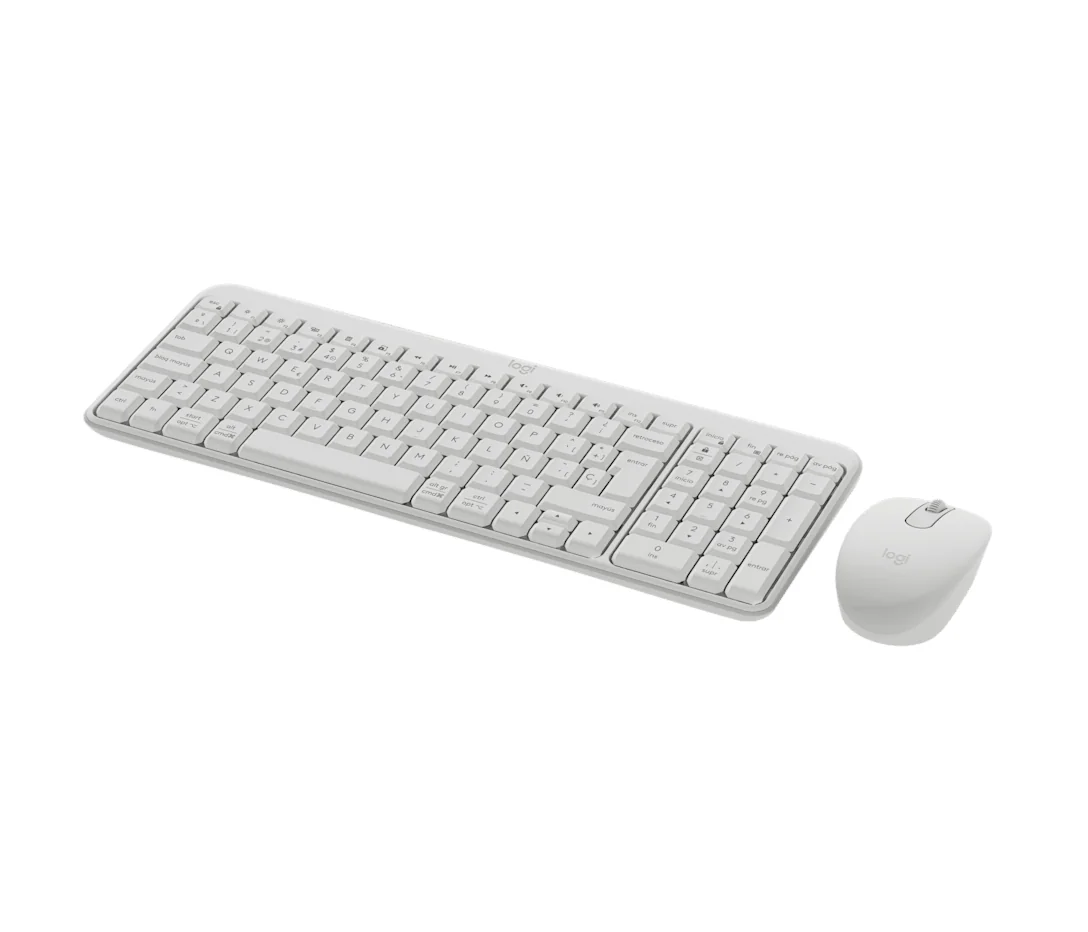 Combo Teclado e Rato Logitech MK250 Bluetooth Compacto Branco - Imagem 10
