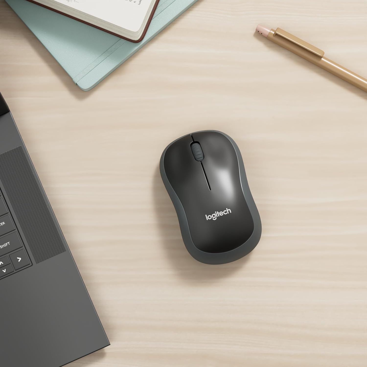 Rato Sem Fios Logitech M185/ Até 1000 DPI/ Cinzento - Imagem 2