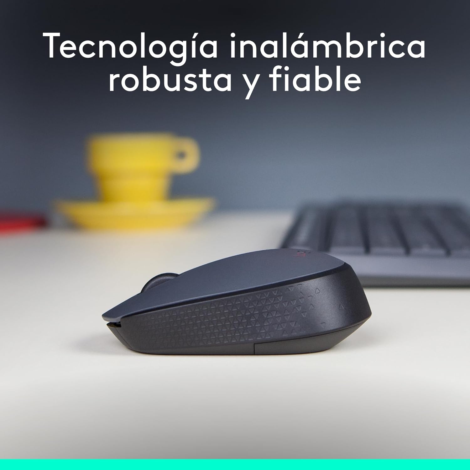 Rato Sem Fios Logitech M170/ Até 1000 DPI/ Cinzento - Imagem 3