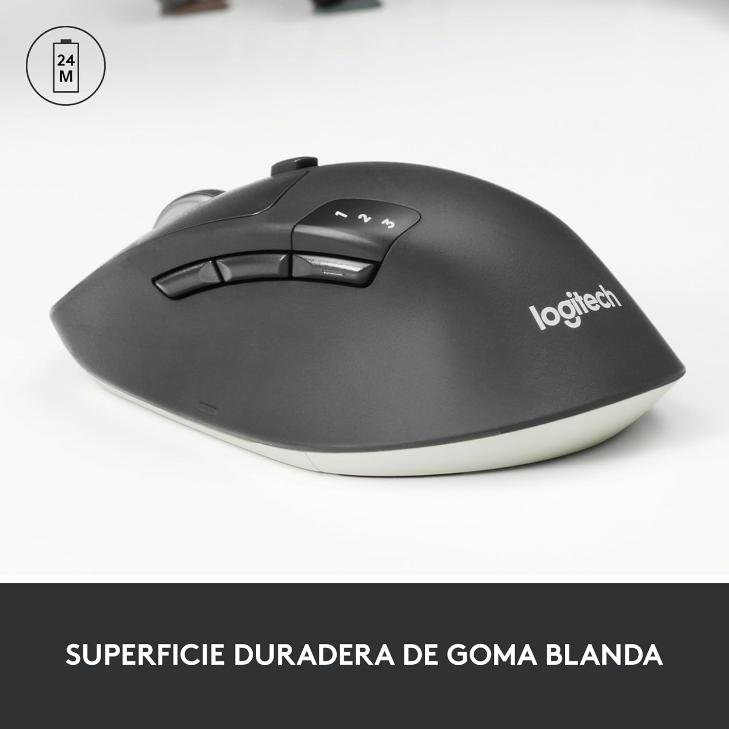 Rato Sem Fios por Bluetooth Logitech M720 Triathlon/ Até 1000 DPI - Imagem 2