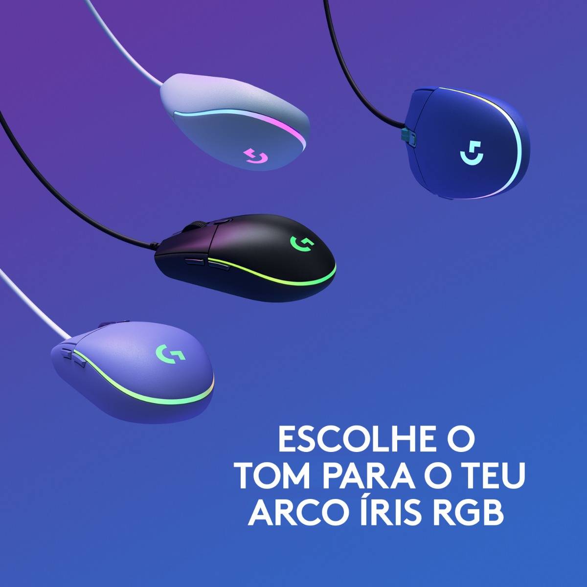 Rato Gaming Logitech G203 Lightsync/ Até 8000 DPI/ Preto - Imagem 8