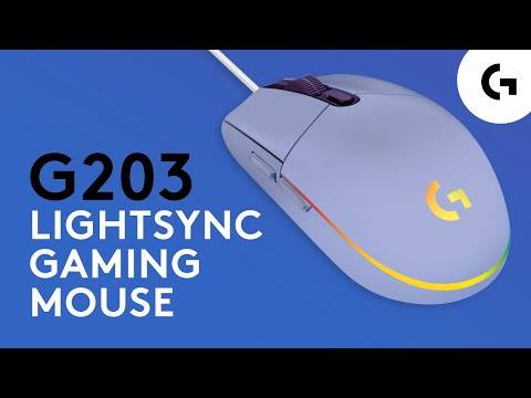 Rato Gaming Logitech G203 Lightsync/ Até 8000 DPI/ Preto - Imagem 2