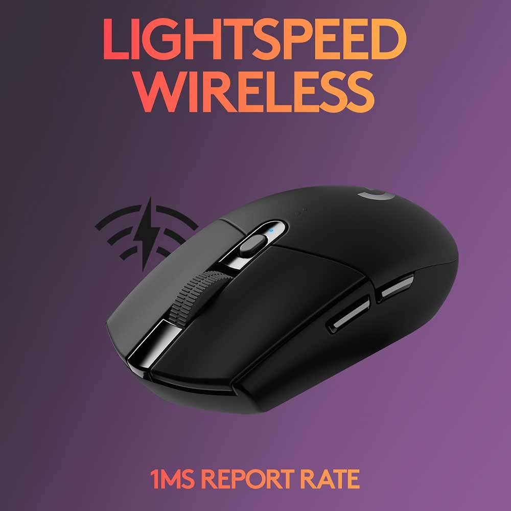 Rato Gaming Sem Fios Logitech G305 Lightspeed/ Bateria recarregável/ Até 12000 DPI/ Preto - Imagem 3