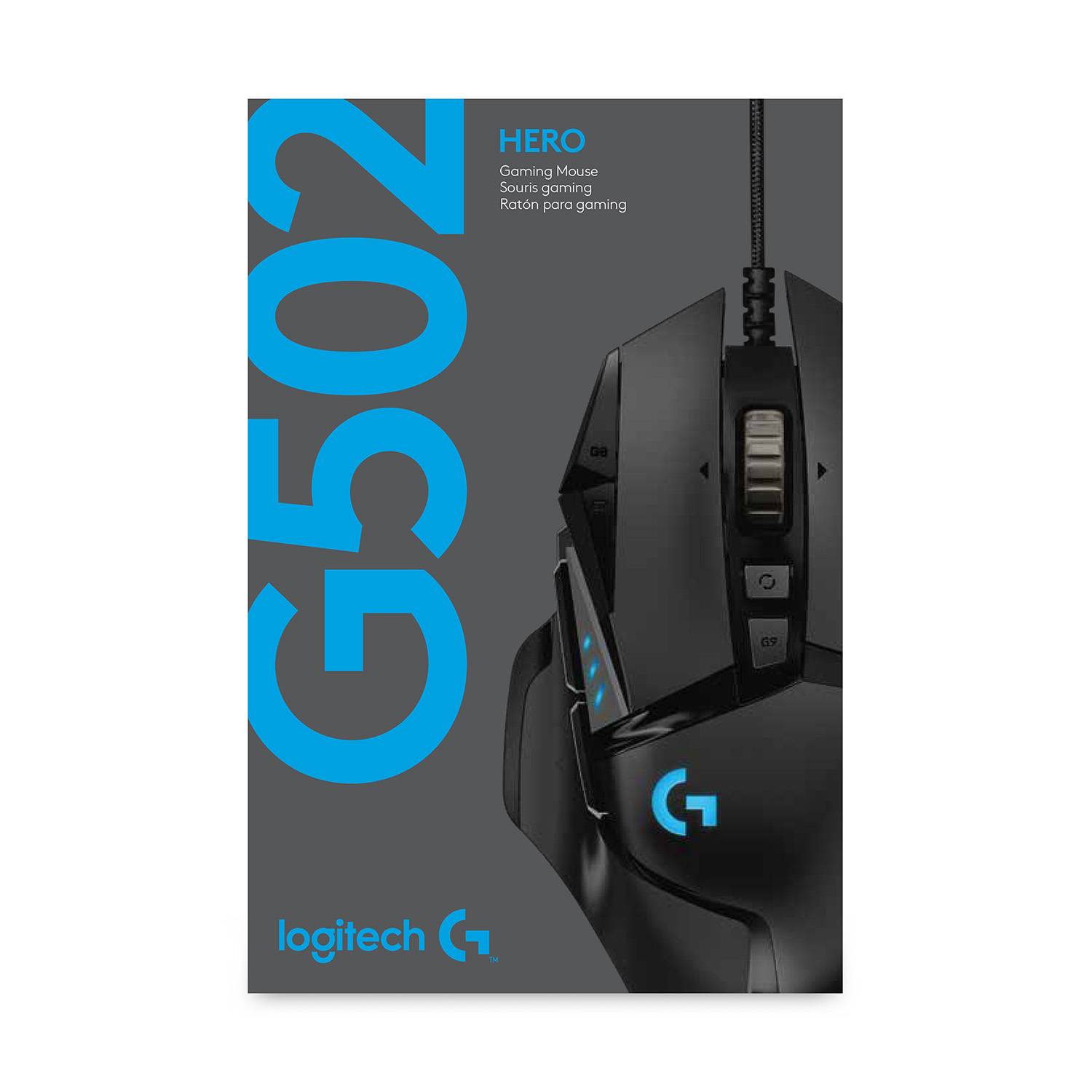 Rato Gaming Logitech G502 Hero/ Até 25600 DPI/ Preto - Imagem 14