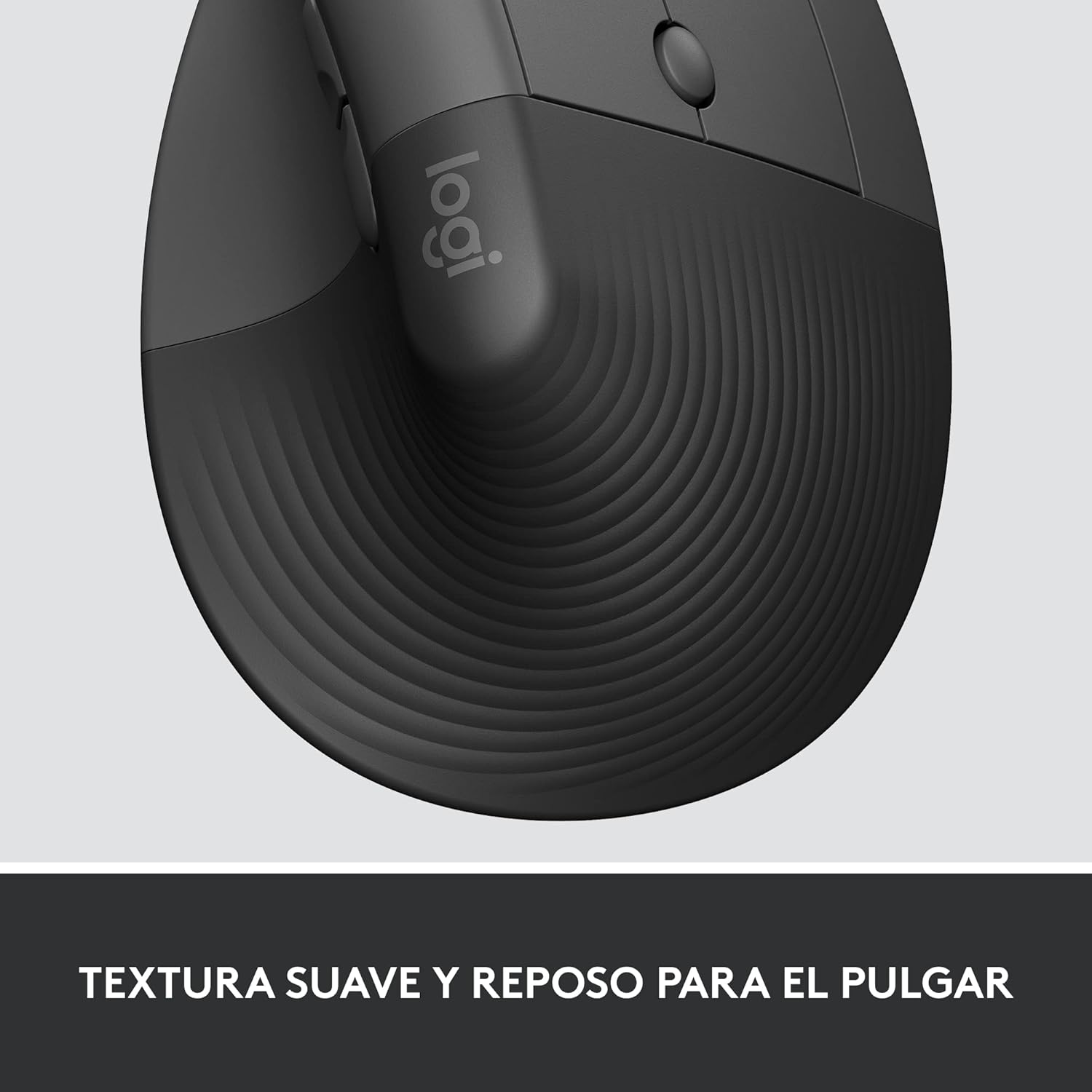 Rato Vertical Sem Fios por Bluetooth/ 2.4GHz Logitech Lift Vertical Ergonomic Mouse Business/ Até 4000 DPI/ Grafite - Imagem 4