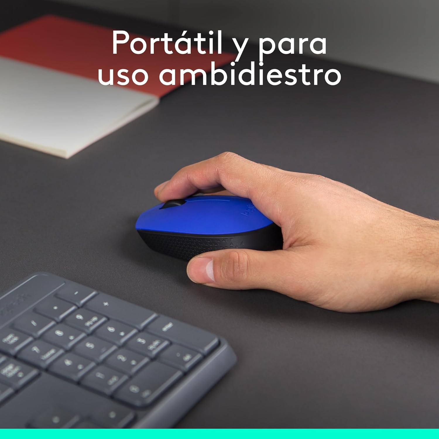Rato Sem Fios Logitech M171/ Até 1000 DPI/ Azul - Imagem 3