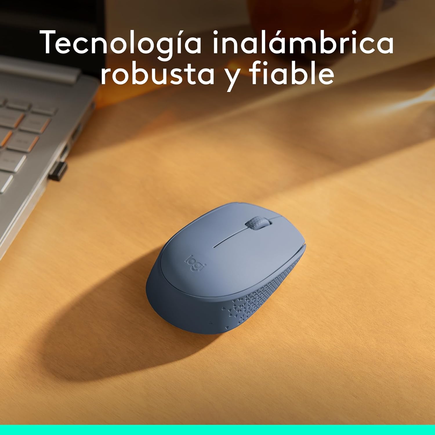 Rato Sem Fios Logitech M171/ Até 1000 DPI/ Cinzento Azulado - Imagem 2