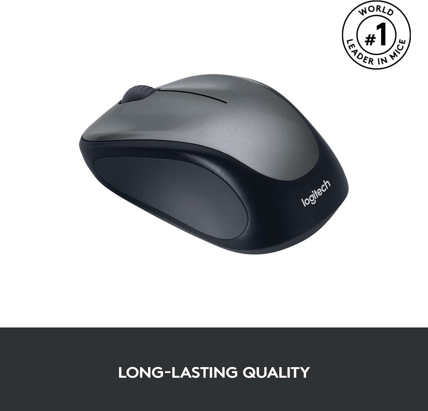 Rato Sem Fios Logitech M235/ Até 1000 DPI/ Cinzento - Imagem 4