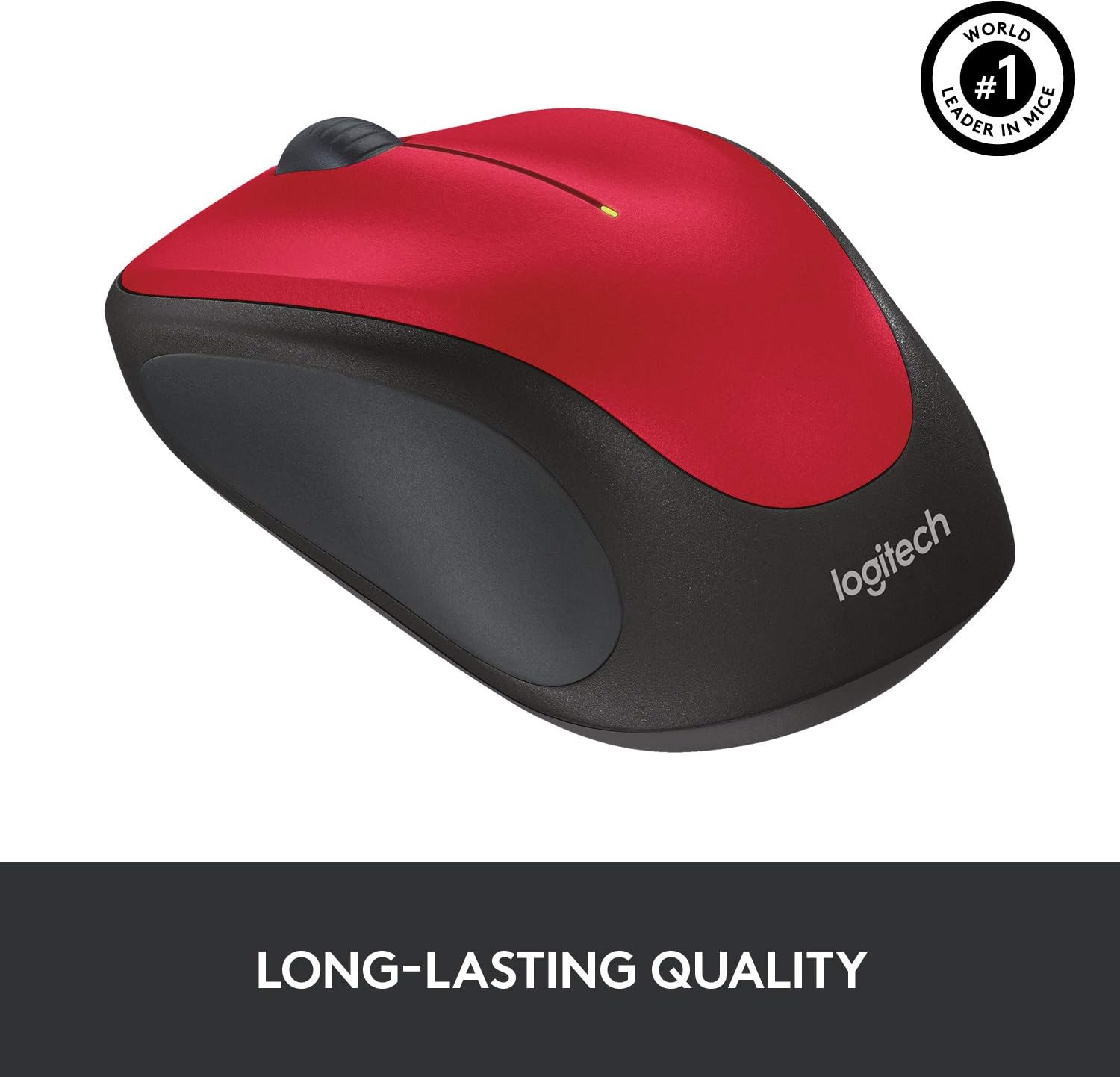 Rato Sem Fios Logitech M235/ Até 1000 DPI/ Vermelho - Imagem 4