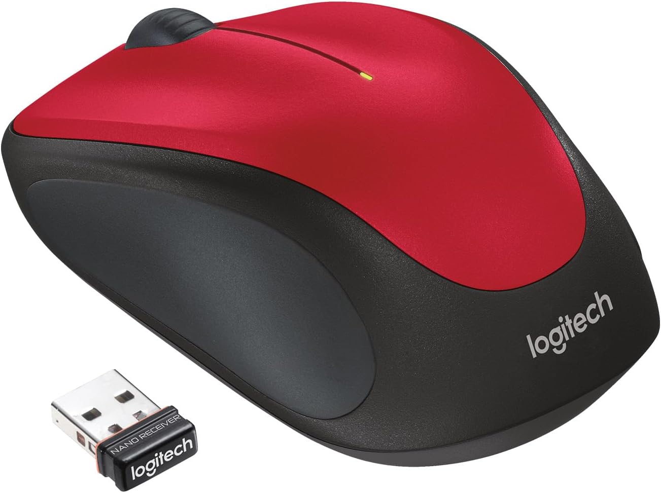 Rato Sem Fios Logitech M235/ Até 1000 DPI/ Vermelho