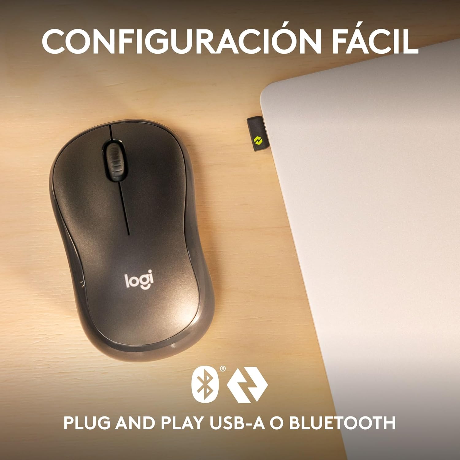 Rato Sem Fios Logitech M240 for Business/ Até 1000 DPI - Imagem 4