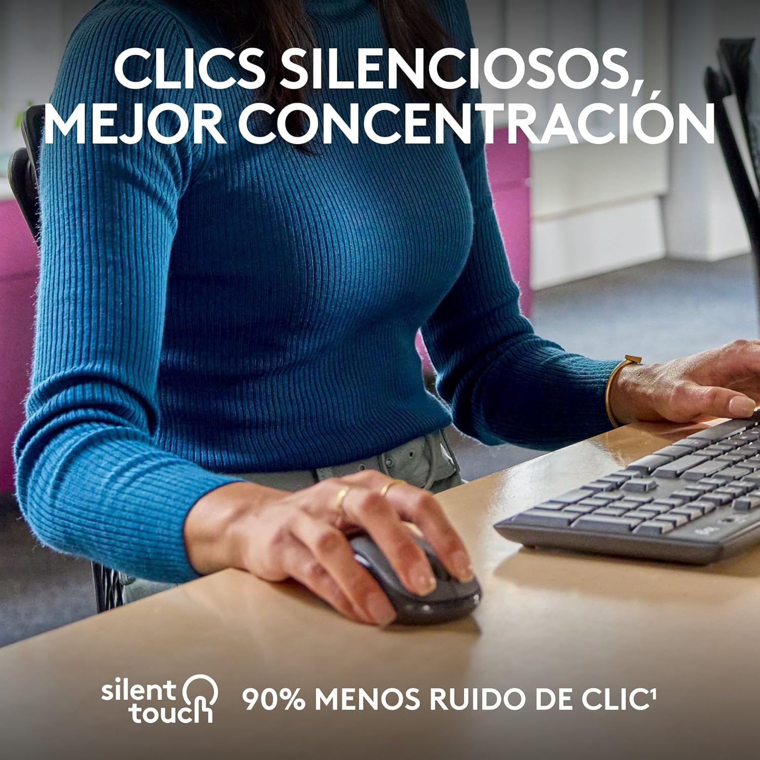 Rato Sem Fios Logitech M240 for Business/ Até 1000 DPI - Imagem 3