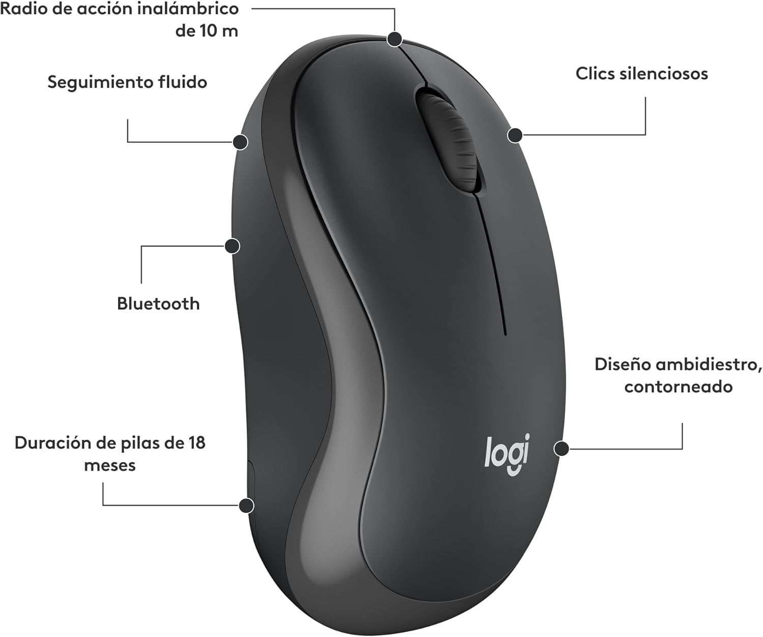 Rato sem fios Logitech M240/ Até 1000 DPI - Imagem 8