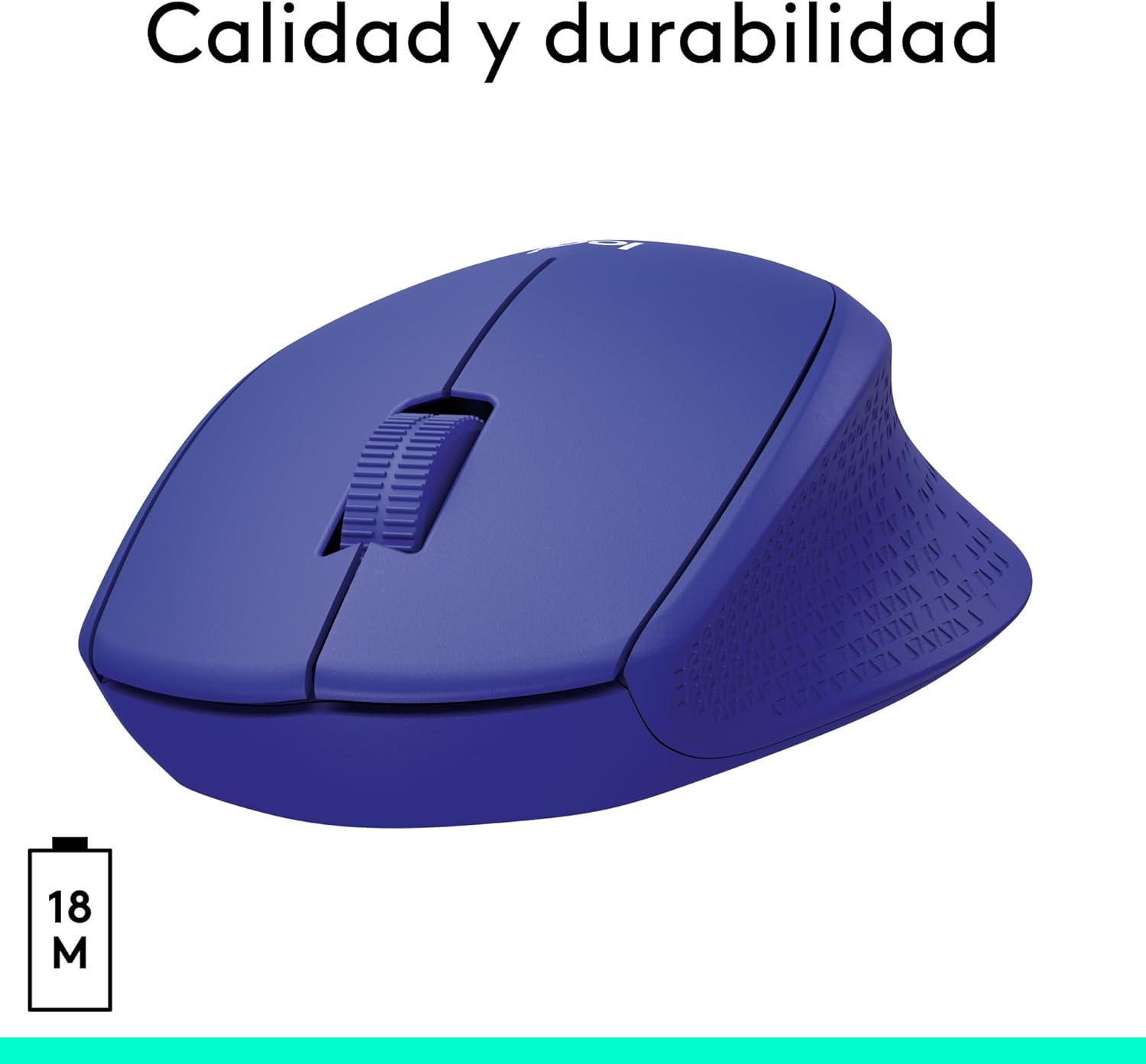 Rato Sem Fios Logitech M330 Silent Plus/ Até 1000 DPI/ Azul - Imagem 6