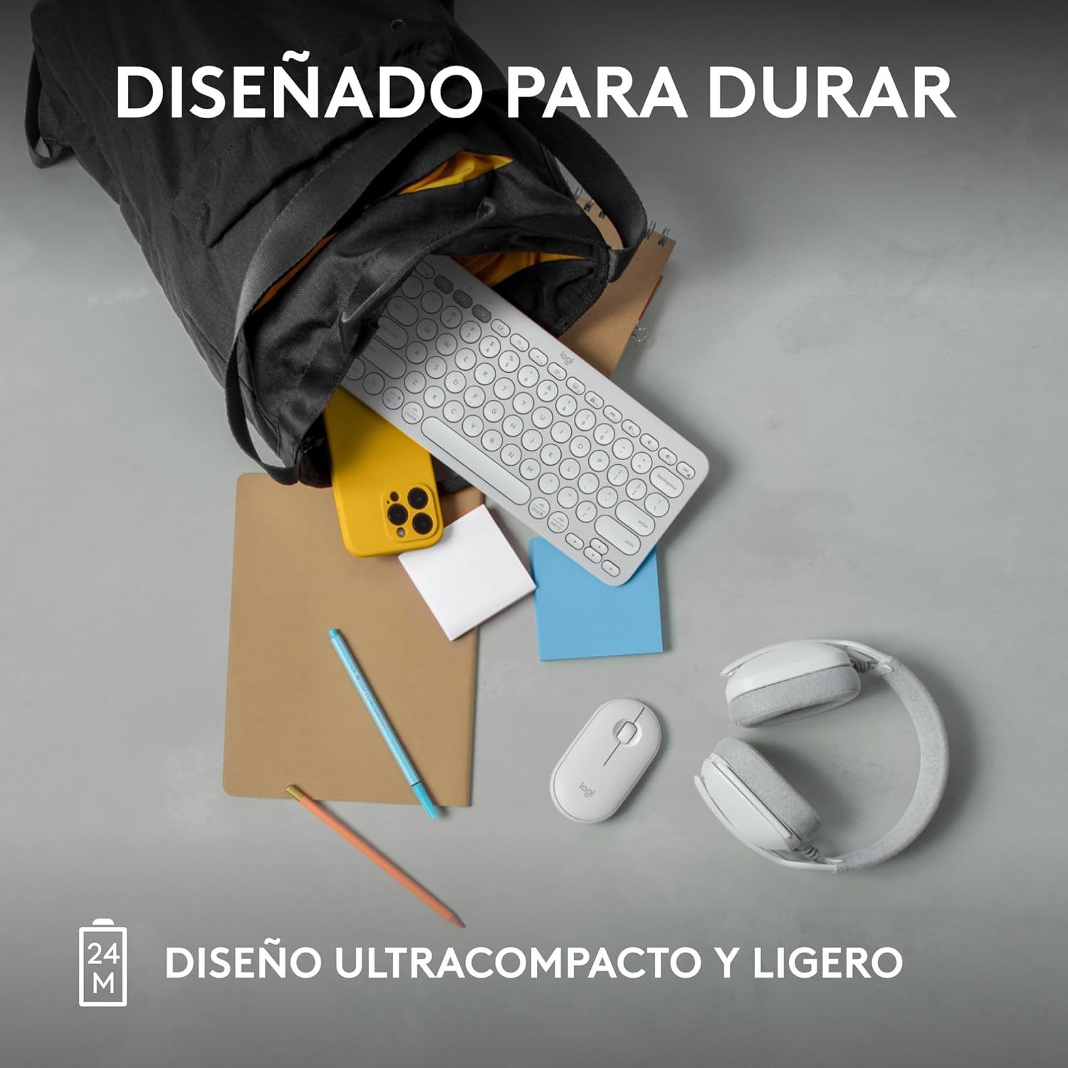 Rato Sem Fios Logitech Pebble 2 M350S/ Até 1000 DPI/ Branco - Imagem 8