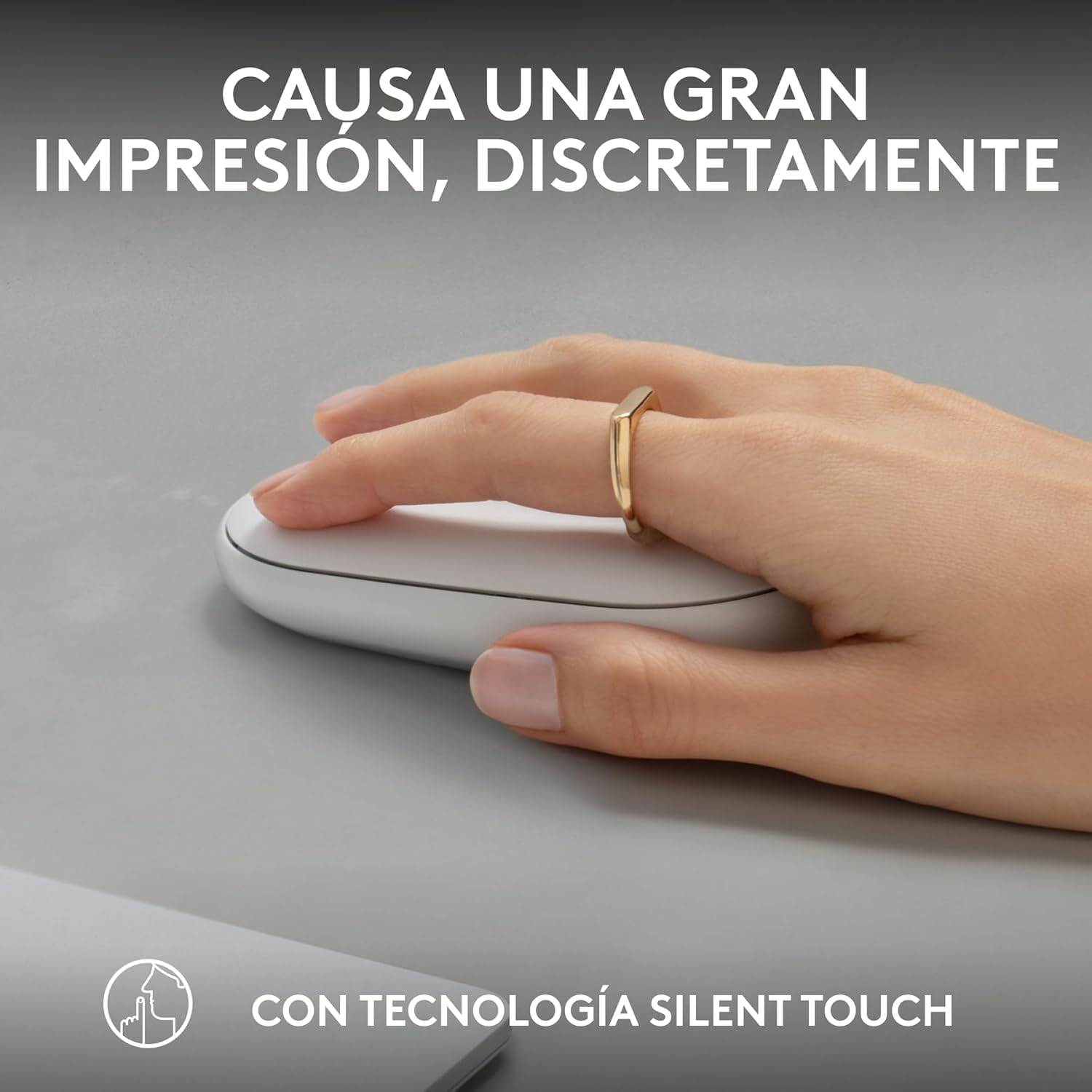 Rato Sem Fios Logitech Pebble 2 M350S/ Até 1000 DPI/ Branco - Imagem 6