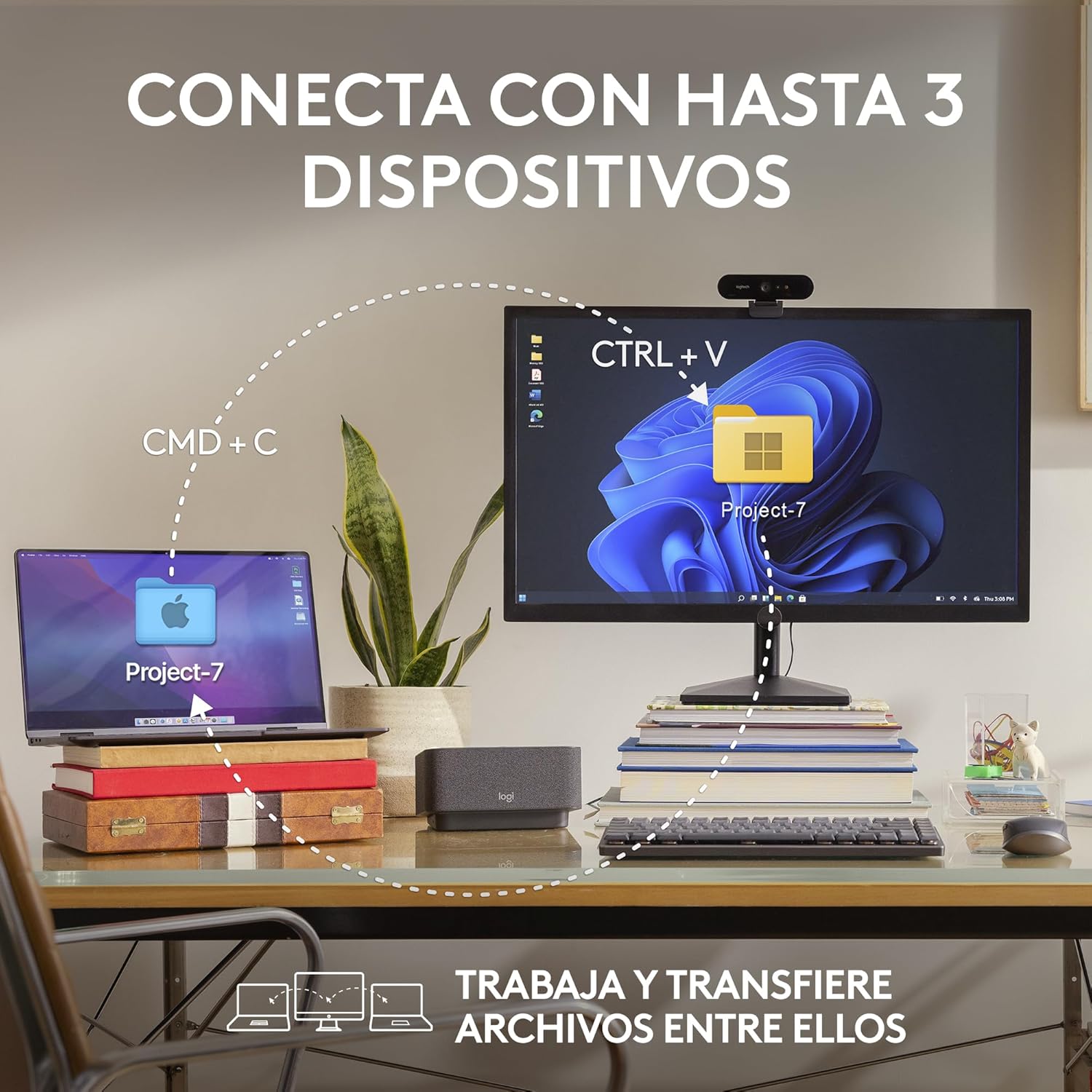 Rato Sem Fios por Bluetooth Logitech MX Anywhere 3S/ Bateria recarregável/ Até 8000 DPI/ Grafite - Imagem 9