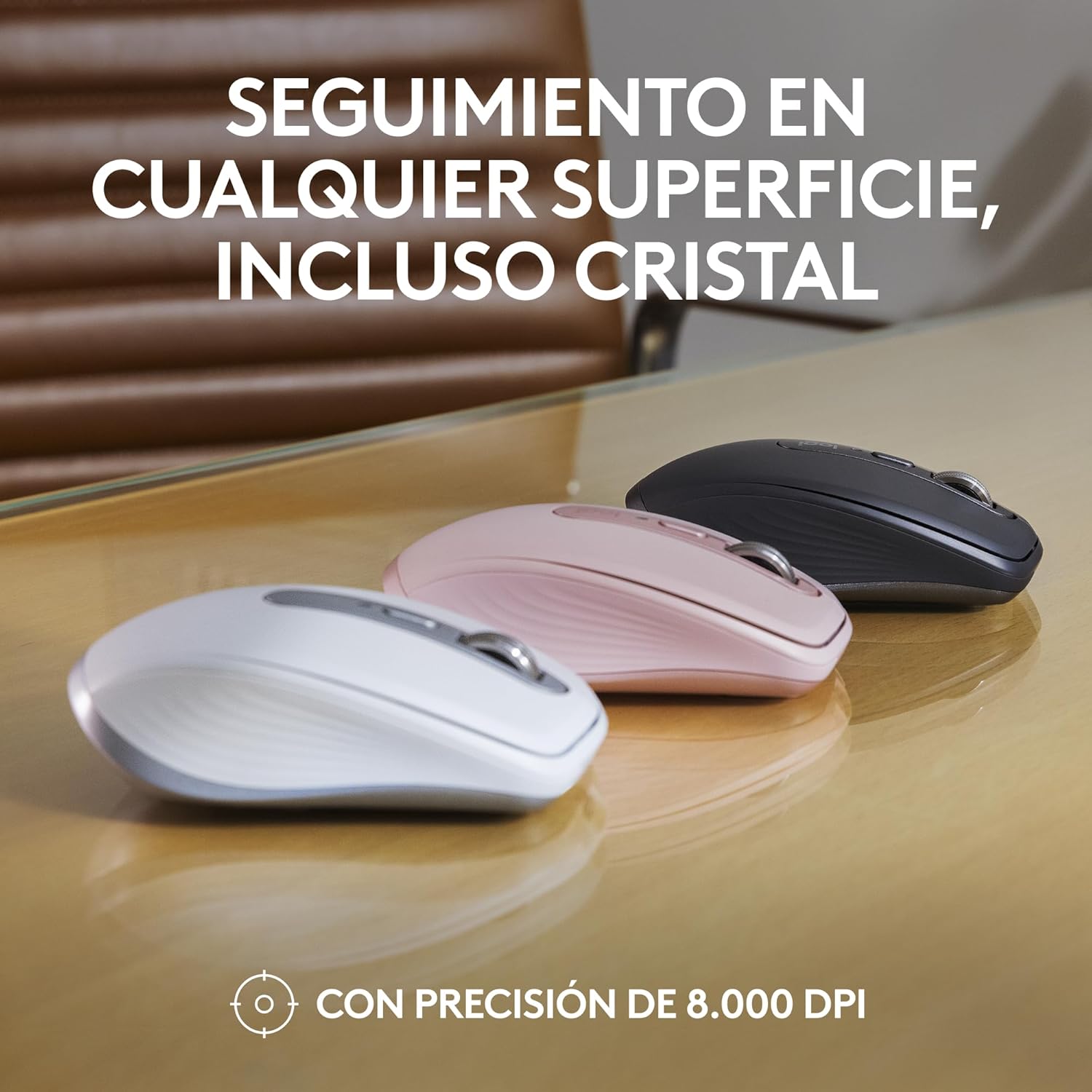 Rato Sem Fios por Bluetooth Logitech MX Anywhere 3S/ Bateria recarregável/ Até 8000 DPI/ Grafite - Imagem 2