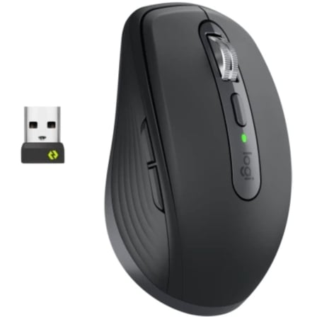 Rato Sem Fios Logitech MX Anywhere 3S For Business 8000 DPI Bluetooth Logi Bolt Recarregável Grafite