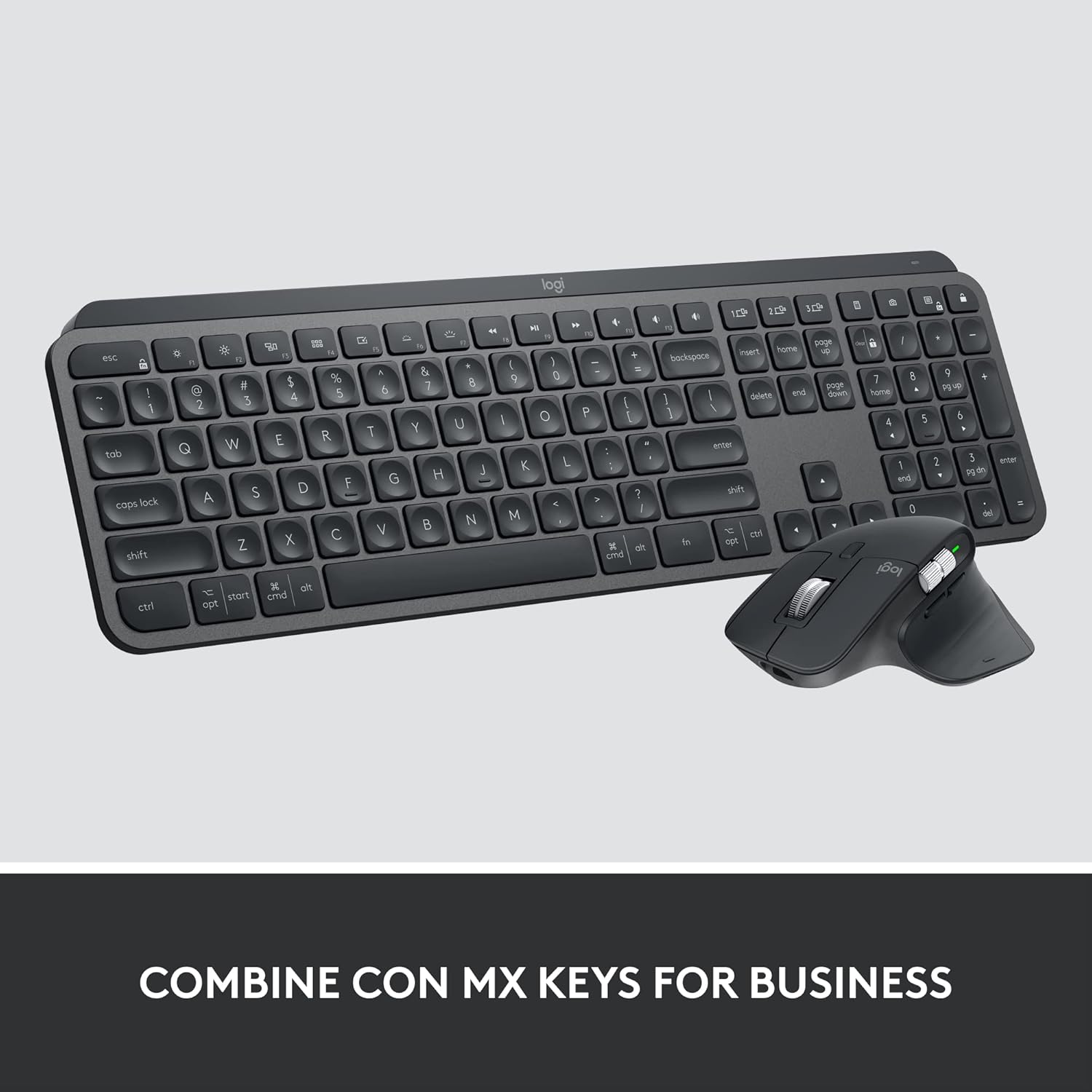 Rato Ergonómico Sem Fios por Bluetooth Logitech MX Master 3S For Business/ Bateria recarregável/ Até 8000 DPI/ Grafite - Imagem 9
