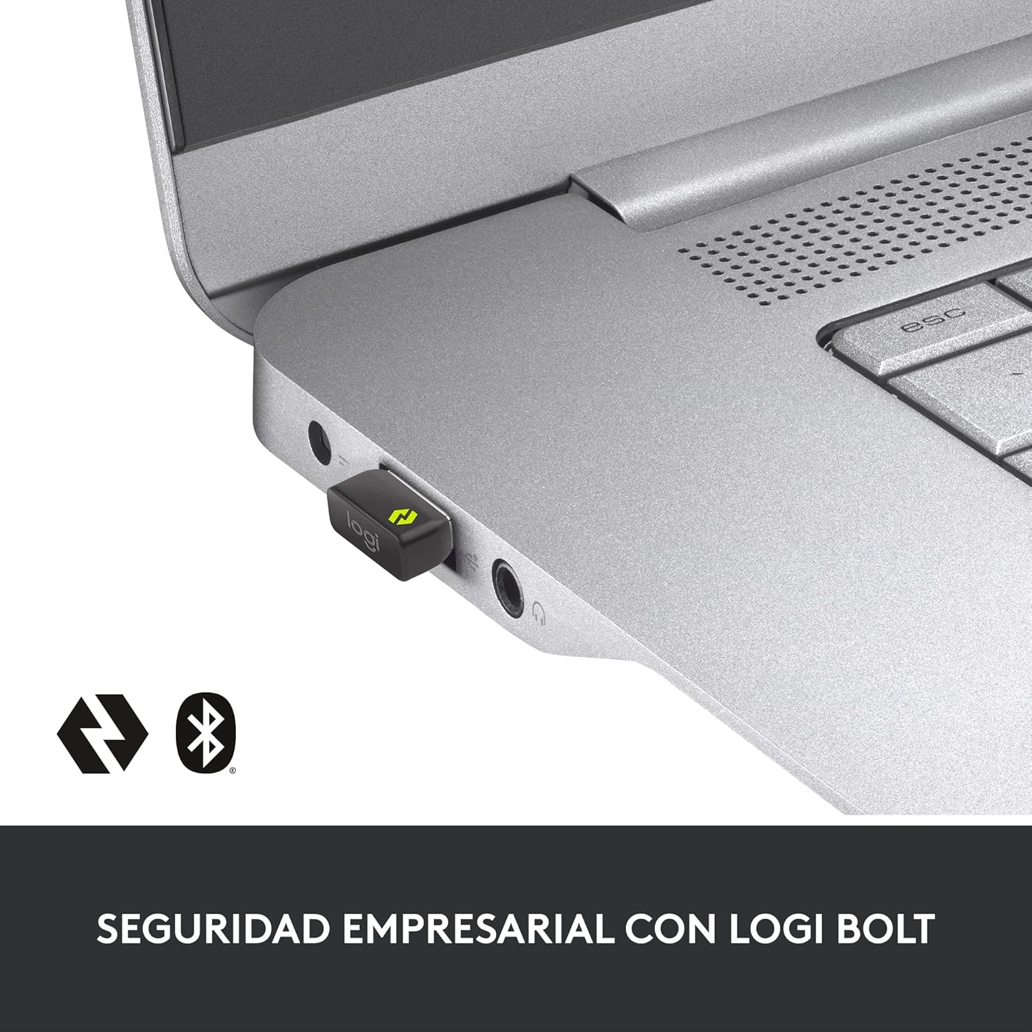 Rato Ergonómico Sem Fios por Bluetooth Logitech MX Master 3S For Business/ Bateria recarregável/ Até 8000 DPI/ Grafite - Imagem 2